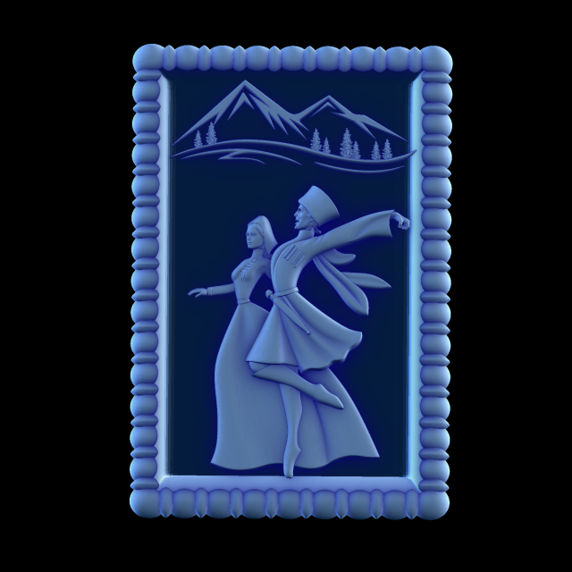 Relief 3D Принт Модель .c4d .max .obj .3ds .fbx .stl .blend 