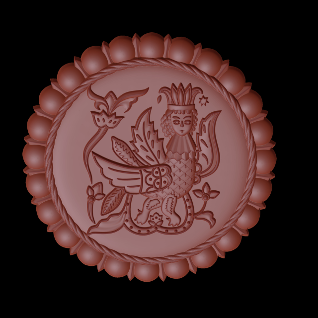 Relief Modelo de Impressão 3D .c4d .max .obj .3ds .fbx .stl .blend 