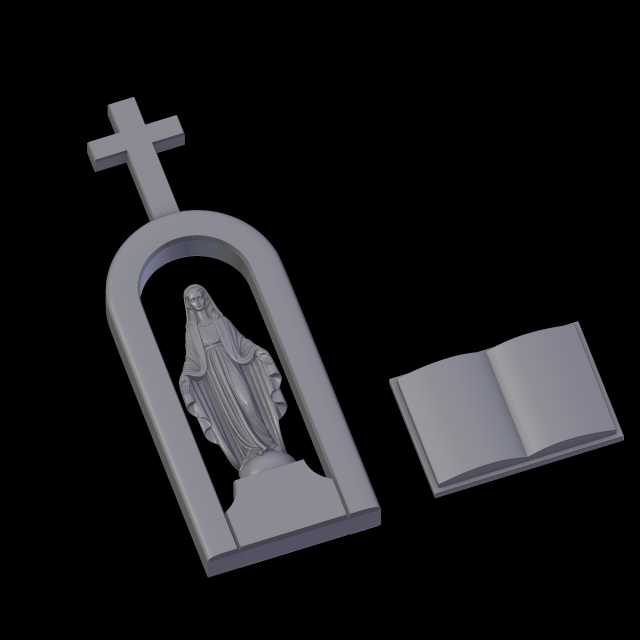 Relief 3D 프린트 모델 .c4d .max .obj .3ds .fbx .stl .blend 