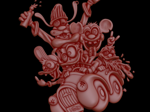 Relief 3D 打印模型