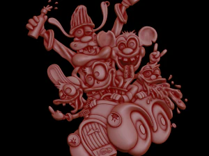 Relief 3D Print Model