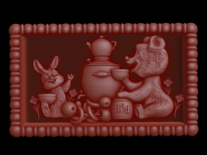 Relief 3Dプリントモデル