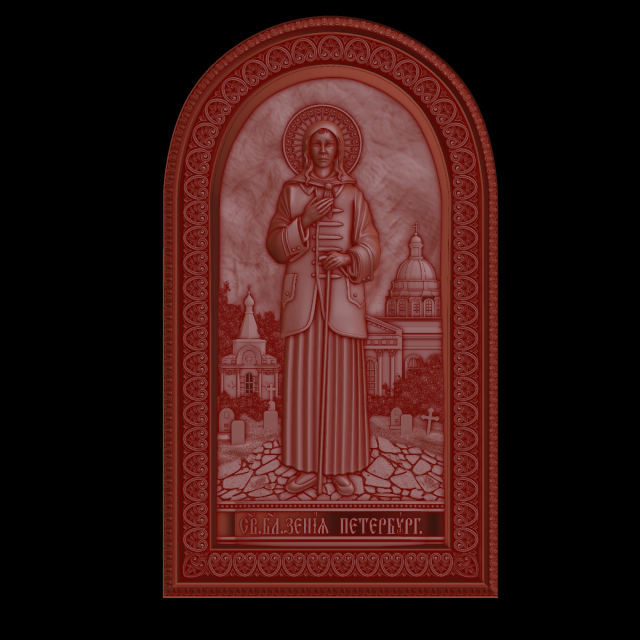 Relief Model do druku 3D .c4d .max .obj .3ds .fbx .stl .blend 