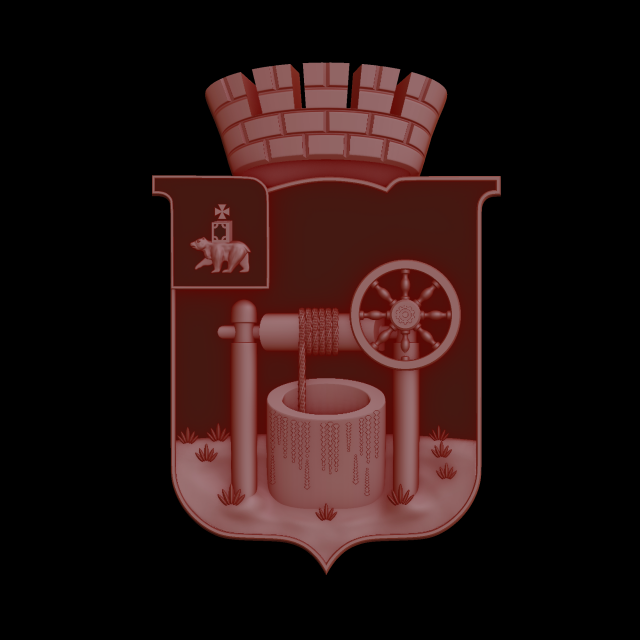 Relief Modello di stampa 3D .c4d .max .obj .3ds .fbx .stl .blend 