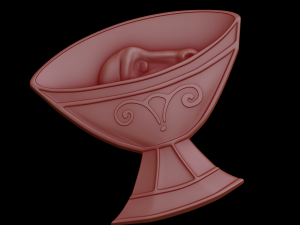 Relief 3D-Druckmodell