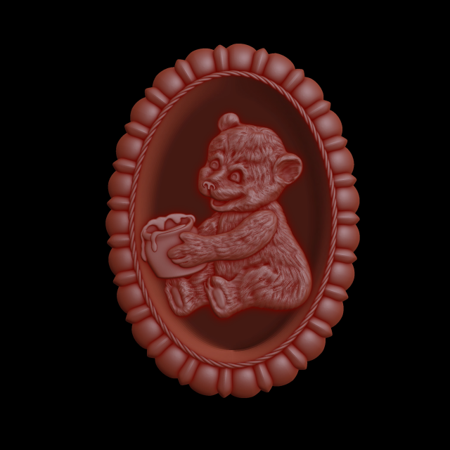 Relief 3D Принт Модель .c4d .max .obj .3ds .fbx .stl .blend 
