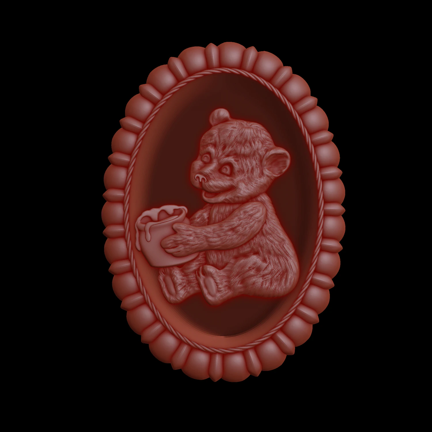 Relief 3D Print Model .c4d .max .obj .3ds .fbx .stl .blend 