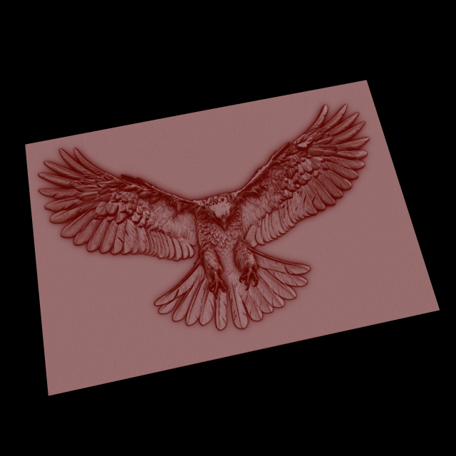 Relief Modello di stampa 3D .c4d .max .obj .3ds .fbx .stl .blend