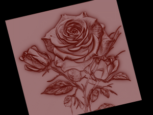 Relief 3D-Druckmodell
