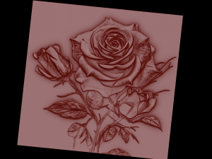 Relief 3D-Druckmodell