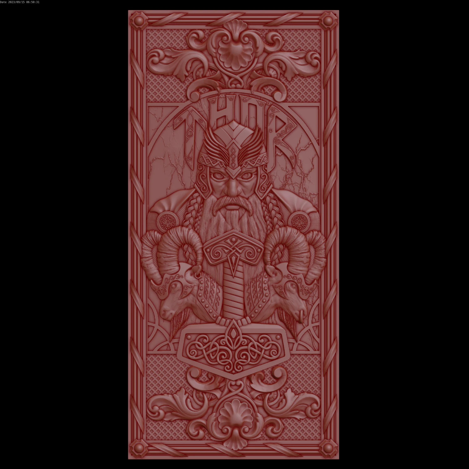 Relief 3D Print Model .c4d .max .obj .3ds .fbx .stl .blend