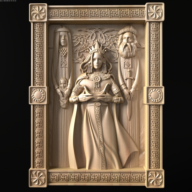 Relief Model Cetak 3D .c4d .max .obj .3ds .fbx .stl .blend 