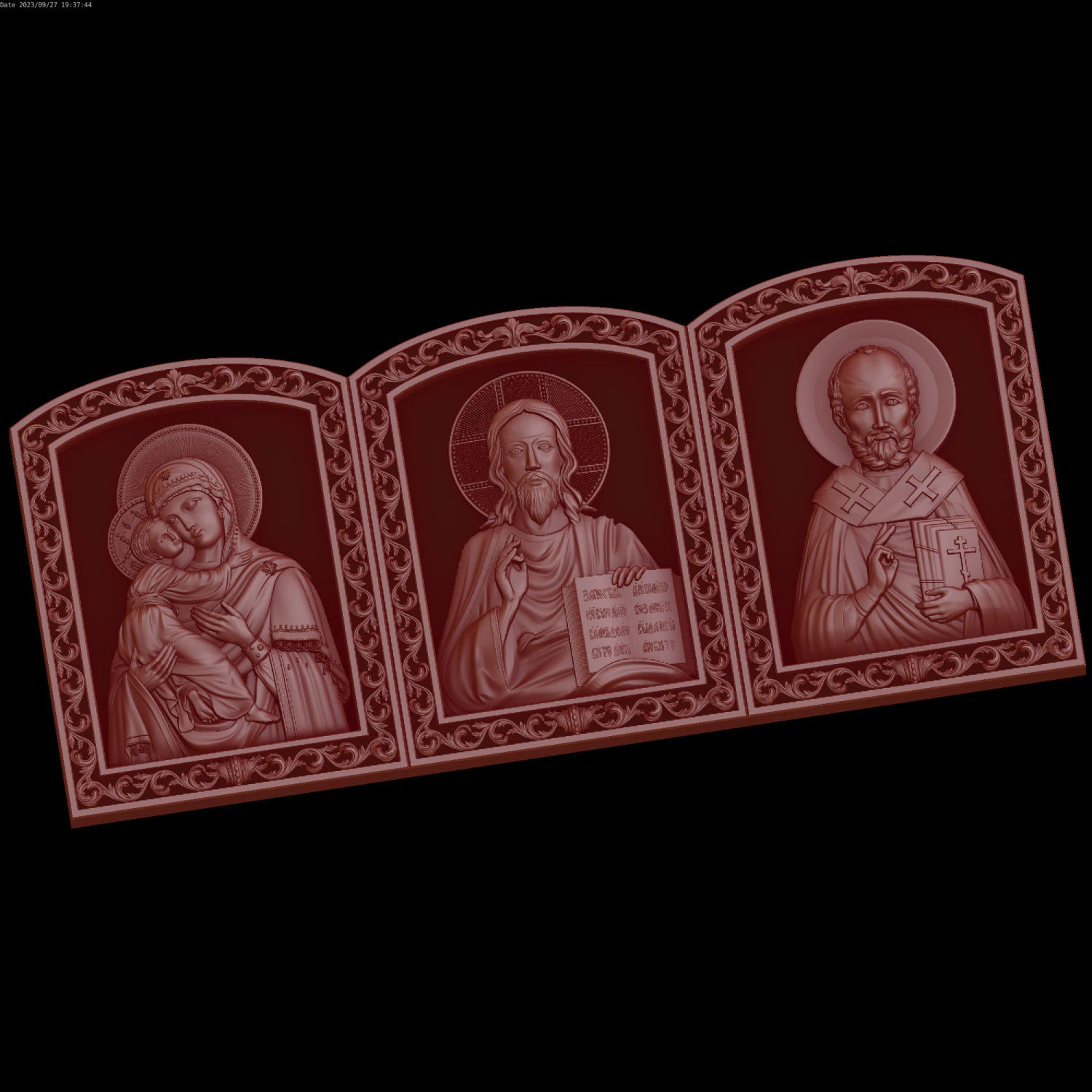 Relief 3D Print Model .c4d .max .obj .3ds .fbx .stl .blend 
