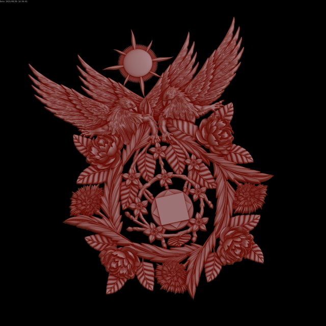 Relief 3D Принт Модель .c4d .max .obj .3ds .fbx .stl .blend 