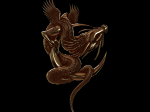 Relief 3D-Druckmodell