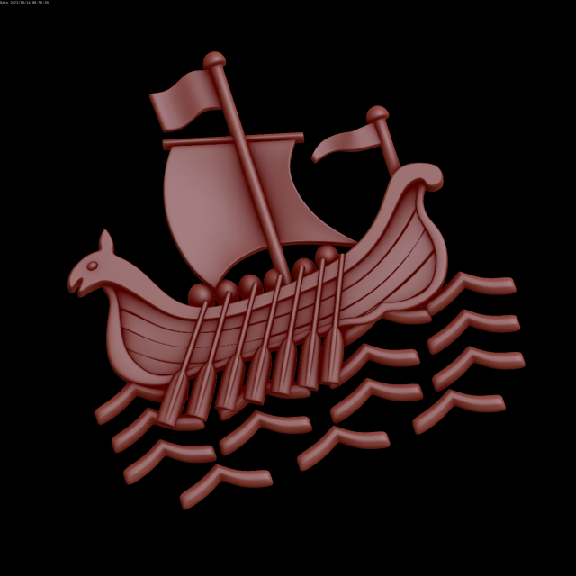 Relief Model do druku 3D .c4d .max .obj .3ds .fbx .stl .blend 