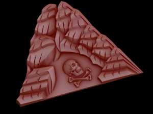 Relief 3D-Druckmodell