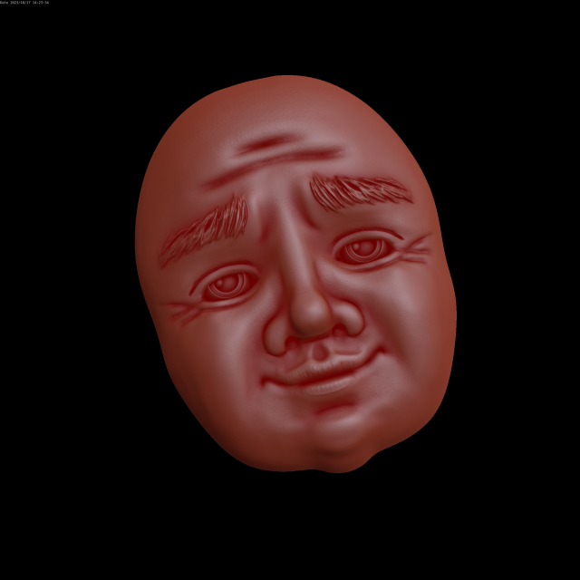 Relief 3D-Druckmodell .c4d .max .obj .3ds .fbx .stl .blend 