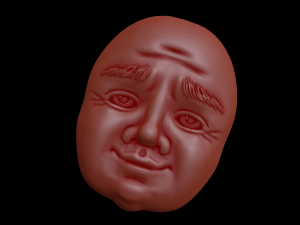 Relief 3D-Druckmodell