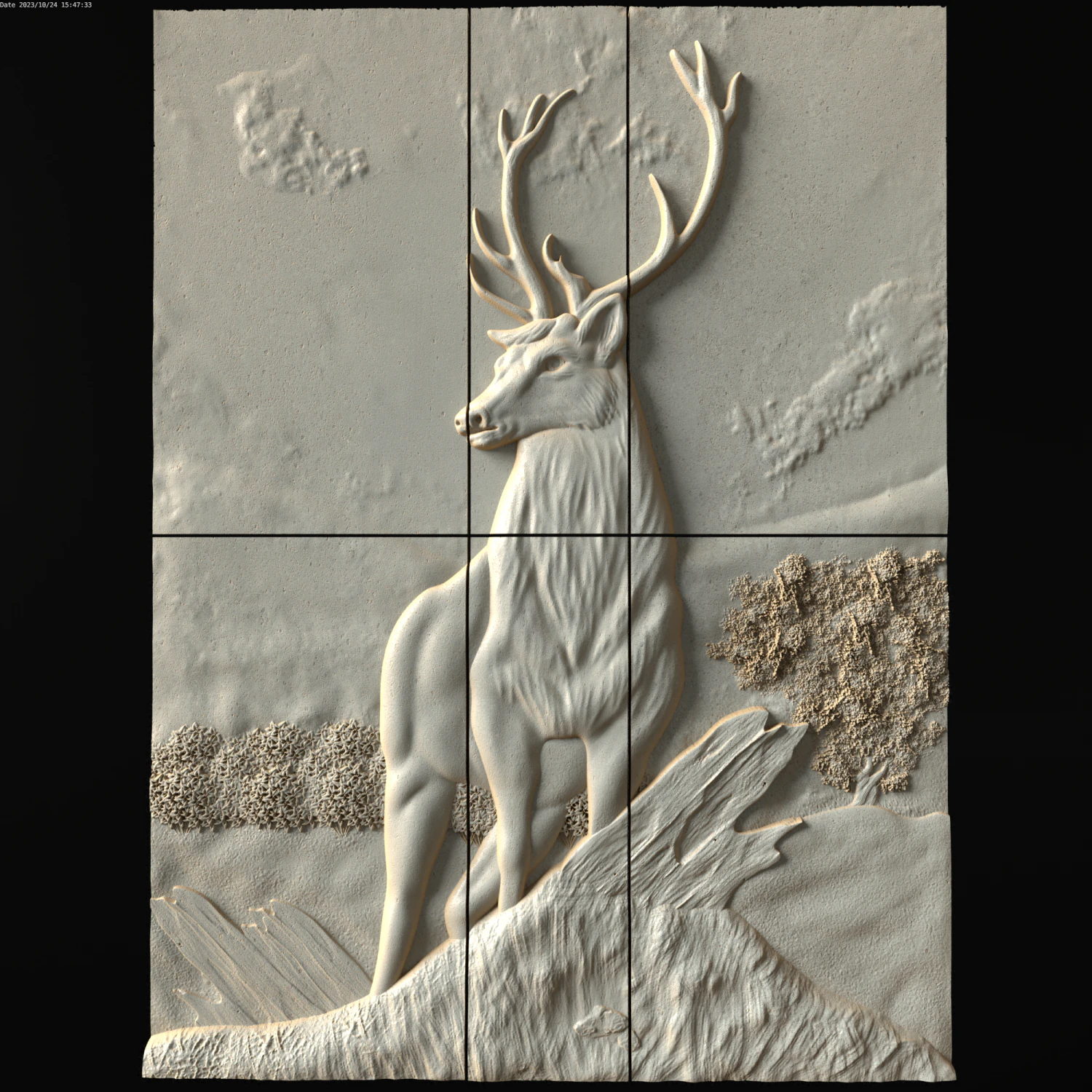 Relief 3D Print Model .c4d .max .obj .3ds .fbx .stl .blend
