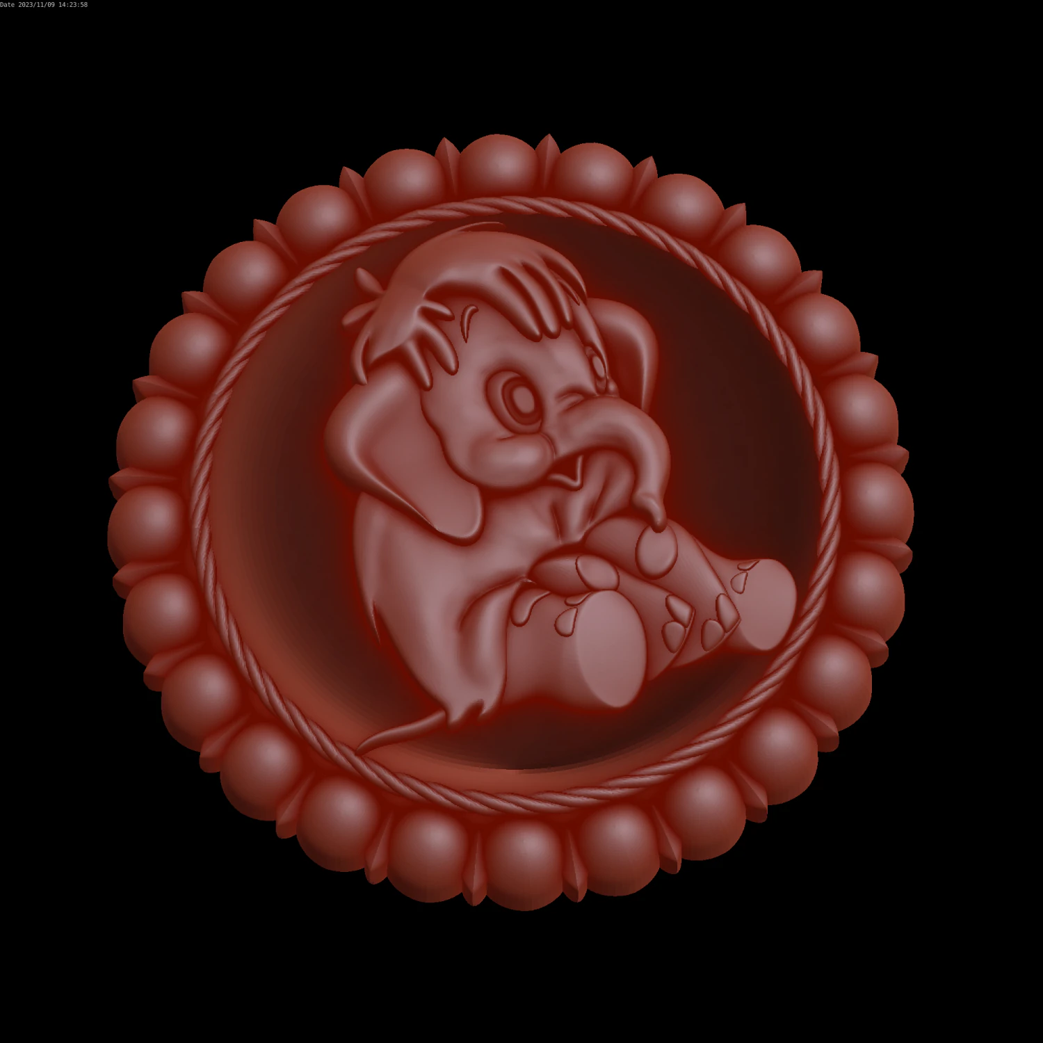 Relief 3D Print Model .c4d .max .obj .3ds .fbx .stl .blend