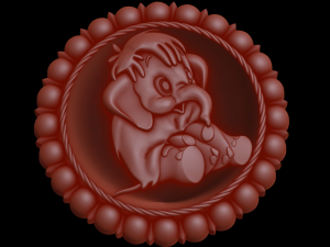 Relief 3D-printmodel