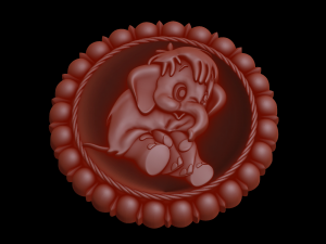 Relief 3Dプリントモデル