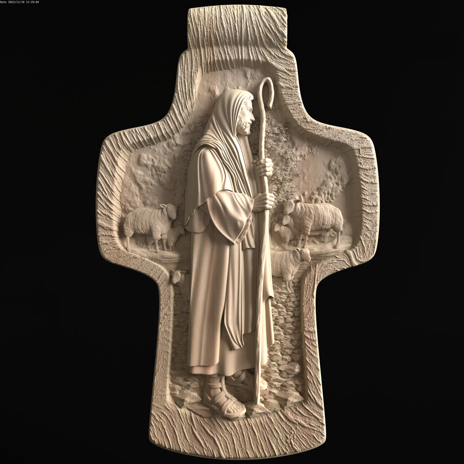 Relief 3D Print Model .c4d .max .obj .3ds .fbx .stl .blend 