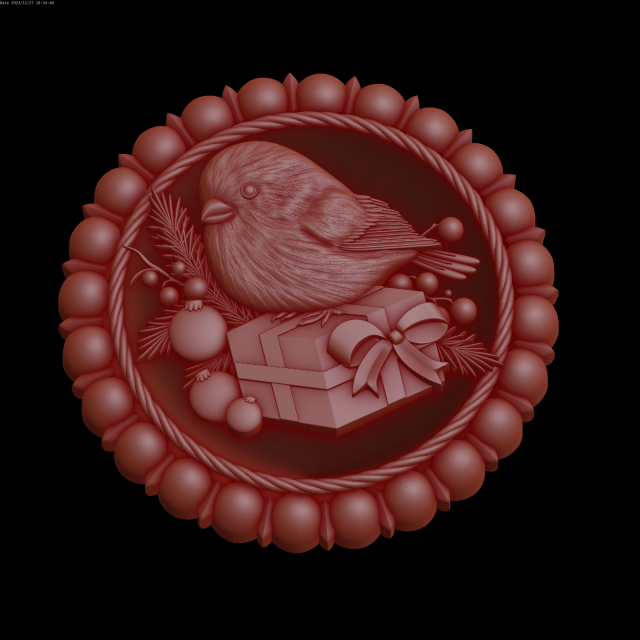 Relief 3D-printmodel .c4d .max .obj .3ds .fbx .stl .blend 