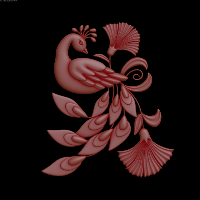 Relief 3D-printmodel .c4d .max .obj .3ds .fbx .stl .blend 