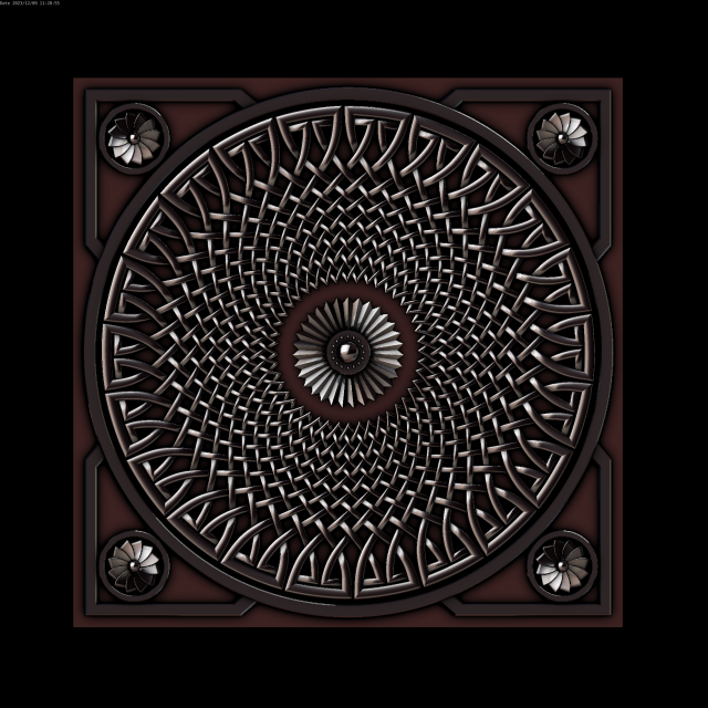Relief Model do druku 3D .c4d .max .obj .3ds .fbx .stl .blend 