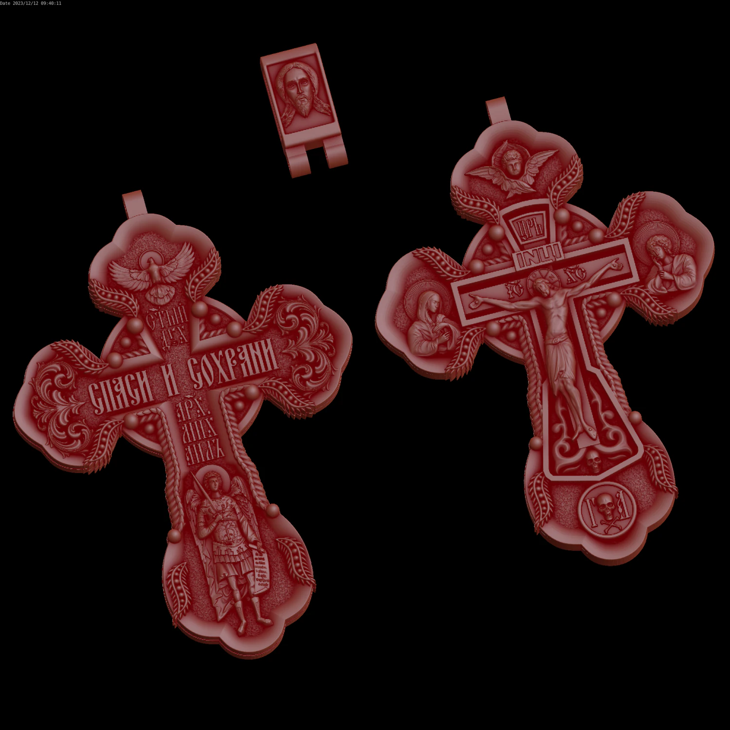 Relief 3D Print Model .c4d .max .obj .3ds .fbx .stl .blend 