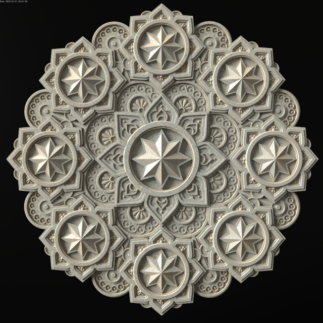 Relief Modelo de impresión 3D .c4d .max .obj .3ds .fbx .stl .blend 