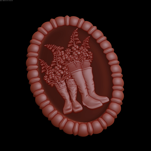 Relief Modelo de Impressão 3D .c4d .max .obj .3ds .fbx .stl .blend 