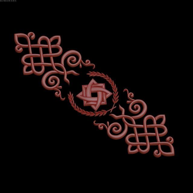 Relief 3D 프린트 모델 .c4d .max .obj .3ds .fbx .stl .blend 
