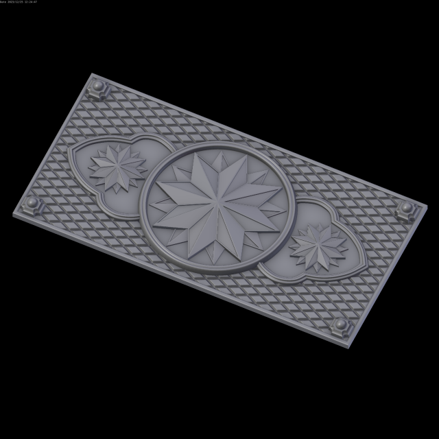 Relief 3D प्रिंट मॉडल .c4d .max .obj .3ds .fbx .stl .blend