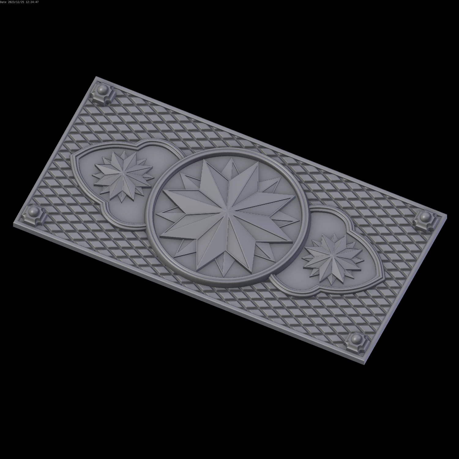 Relief 3D Print Model .c4d .max .obj .3ds .fbx .stl .blend 