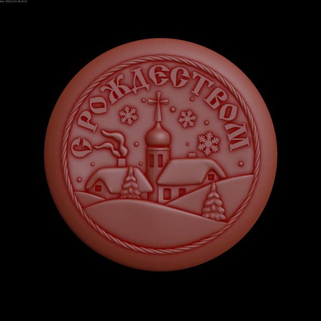 Relief 3D प्रिंट मॉडल .c4d .max .obj .3ds .fbx .stl .blend