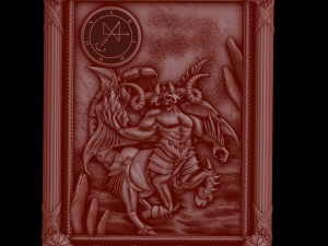Relief 3D-Druckmodell
