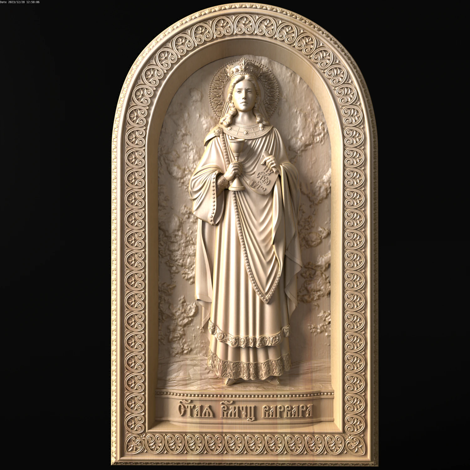 Relief 3D Print Model .c4d .max .obj .3ds .fbx .stl .blend 