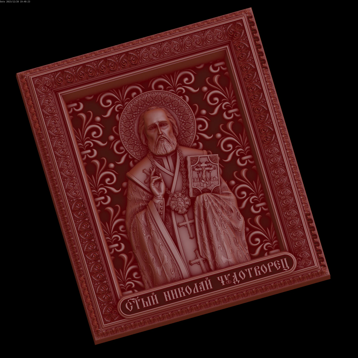 Relief 3D Print Model .c4d .max .obj .3ds .fbx .stl .blend 