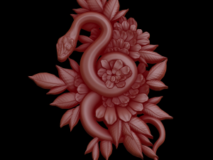 Relief 3D-Druckmodell