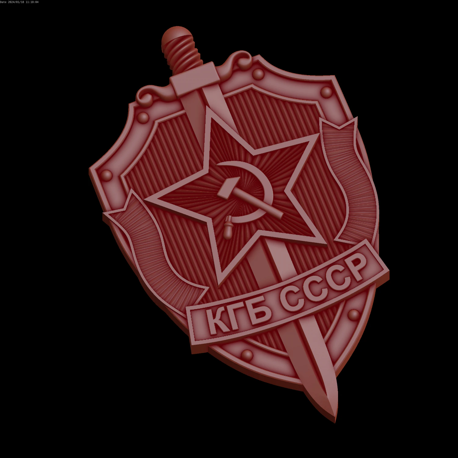 Relief 3D Model .c4d .max .obj .3ds .fbx .stl .blend 