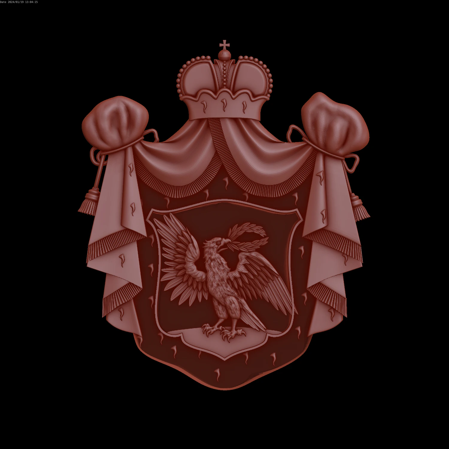 Relief 3D Model .c4d .max .obj .3ds .fbx .stl .blend 