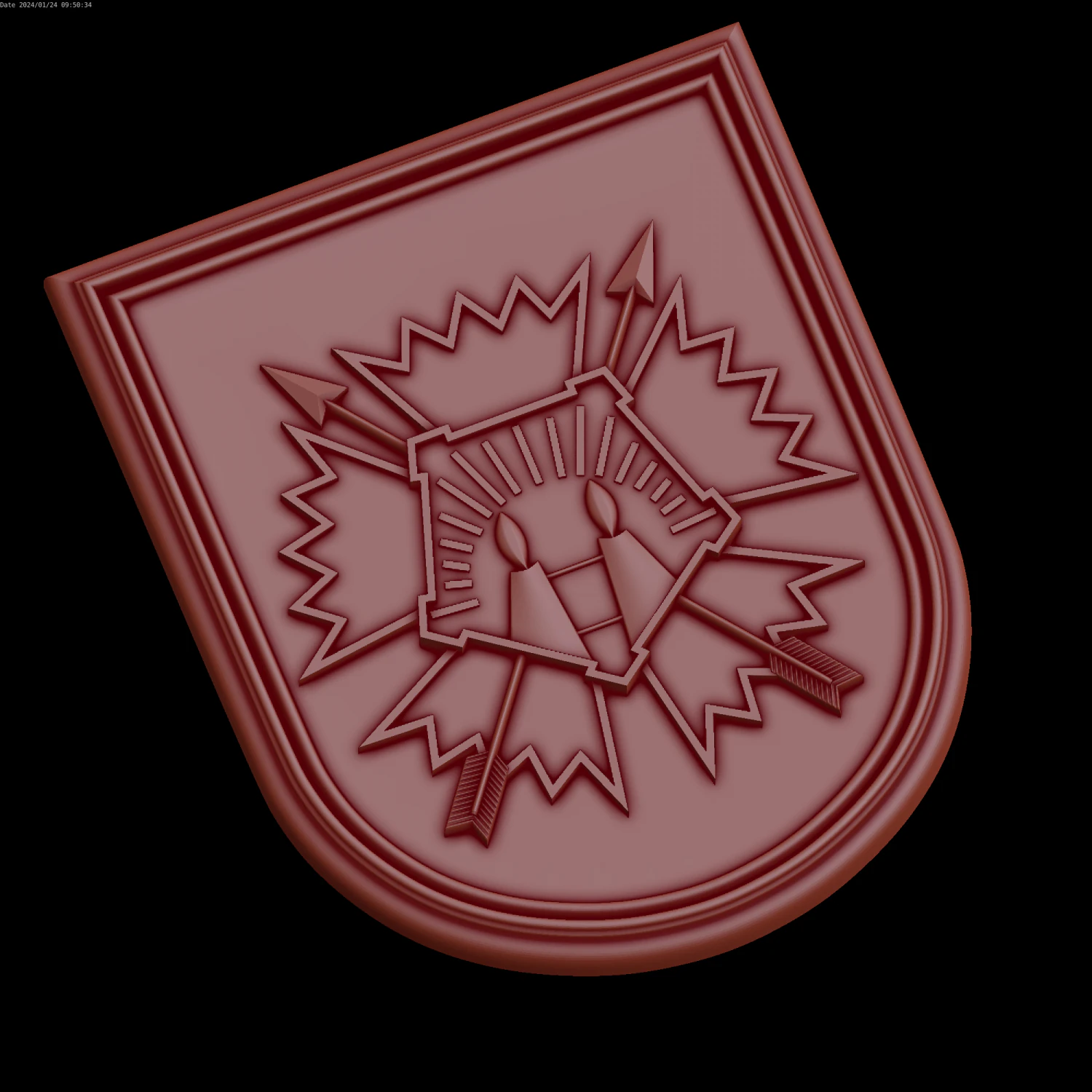 Relief 3D Model .c4d .max .obj .3ds .fbx .stl .blend 