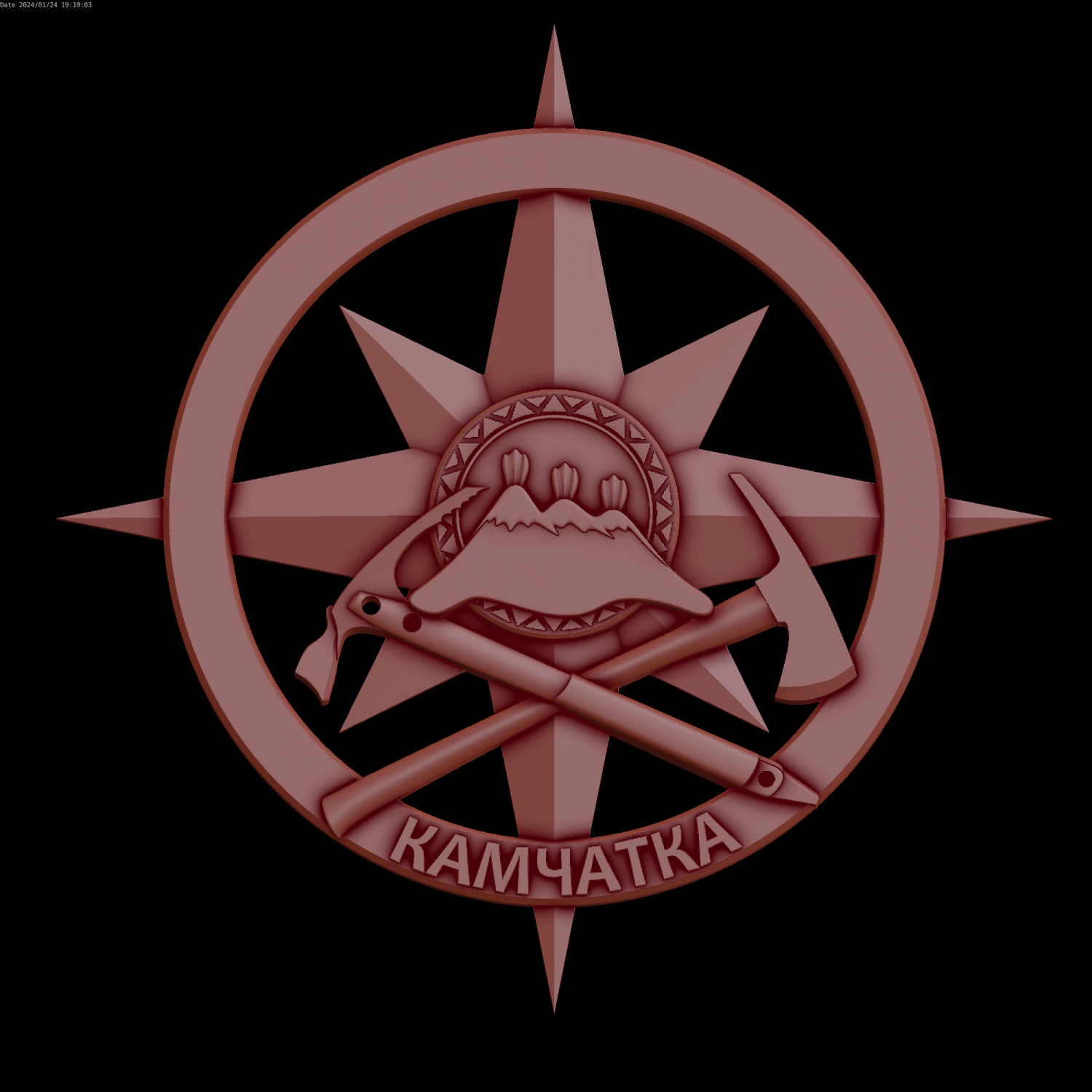 Relief 3D Model .c4d .max .obj .3ds .fbx .stl .blend 