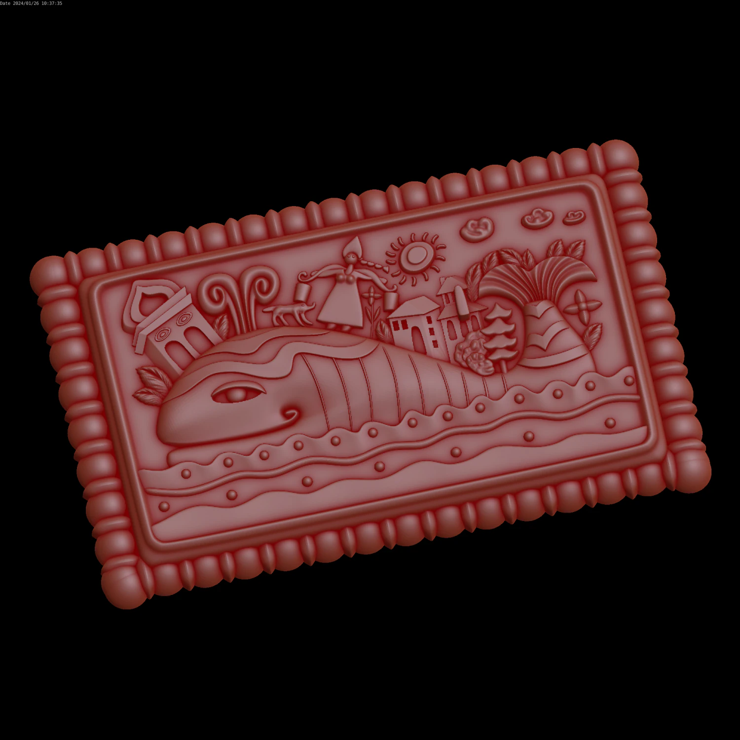 Relief 3D Model .c4d .max .obj .3ds .fbx .stl .blend