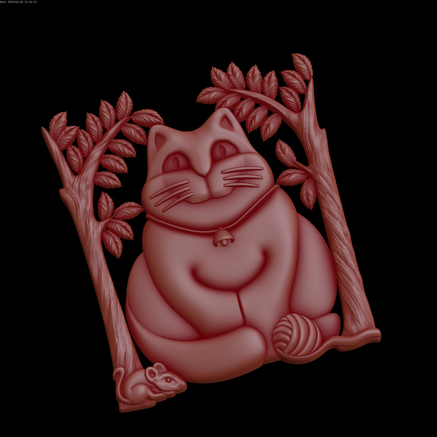 Relief 3D Model .c4d .max .obj .3ds .fbx .stl .blend 