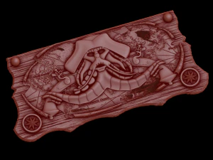 рельєф 3D Модель