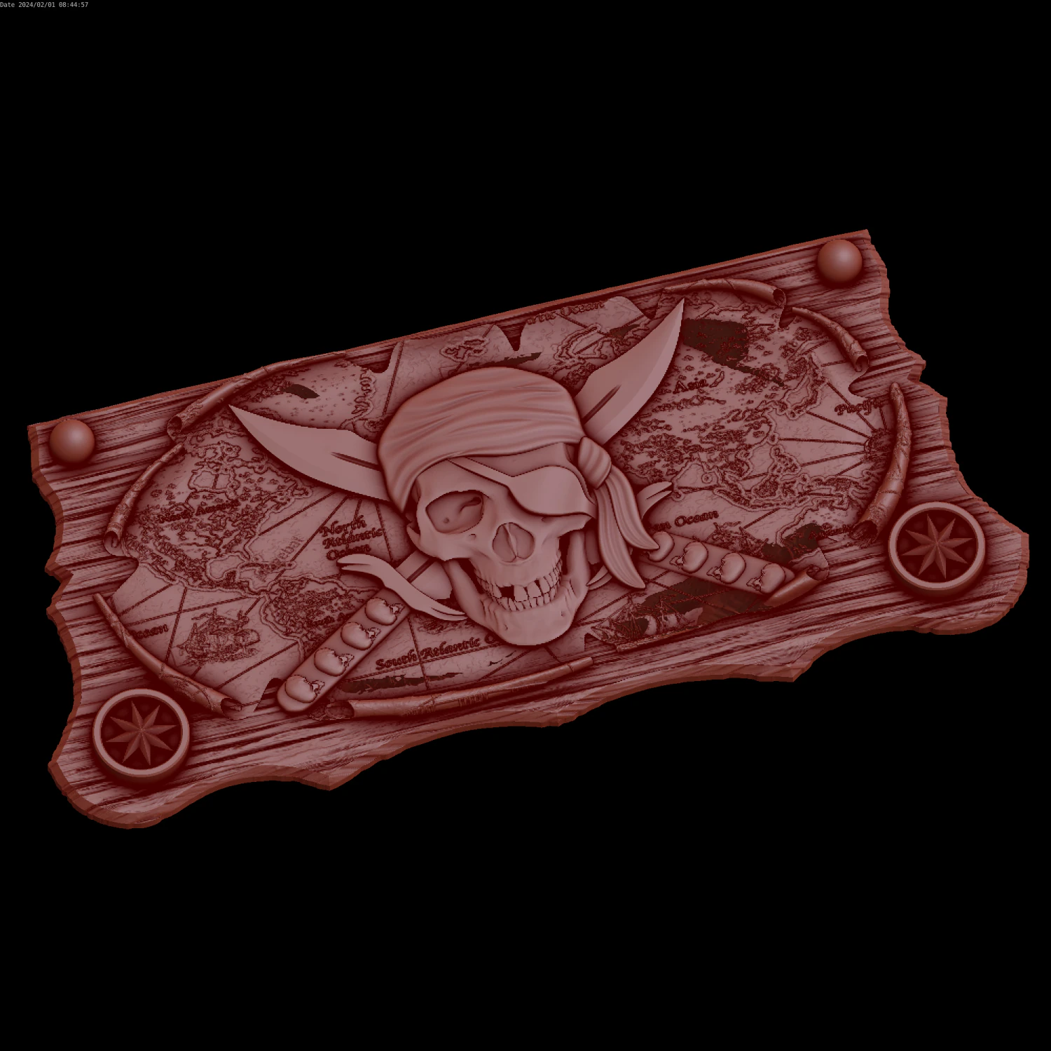 Relief 3D Model .c4d .max .obj .3ds .fbx .stl .blend